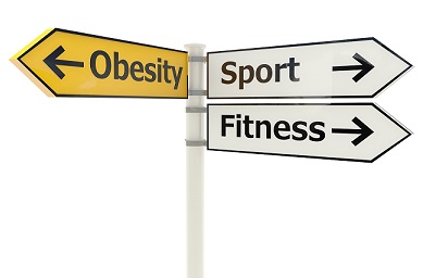 Obesity Road sign